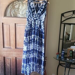 Maxi Dress Short Sleeves Tye die print SZ 2